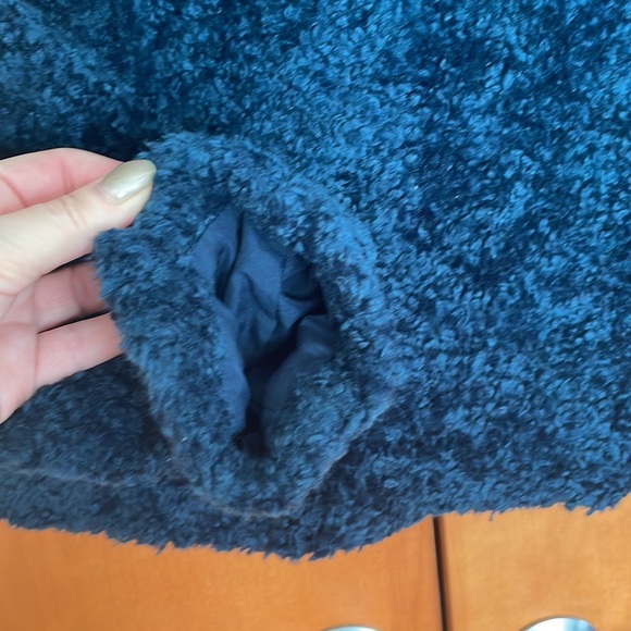 PENDLETON navy blue deep pile full zip Sherpa jacket - Picture 5 of 12